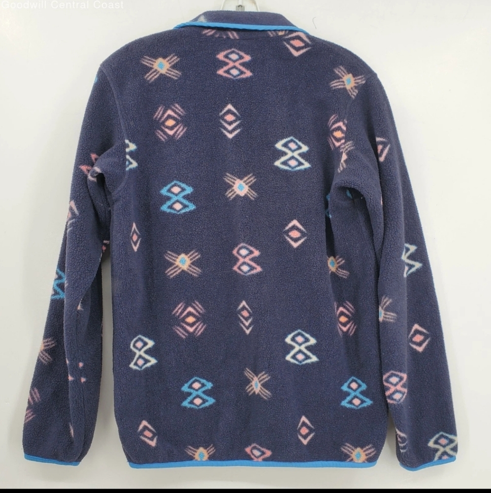Patagonia Synchilla Snap-T Fleece Pullover Sweater blue pink space spirits XS - Picture 2 of 6